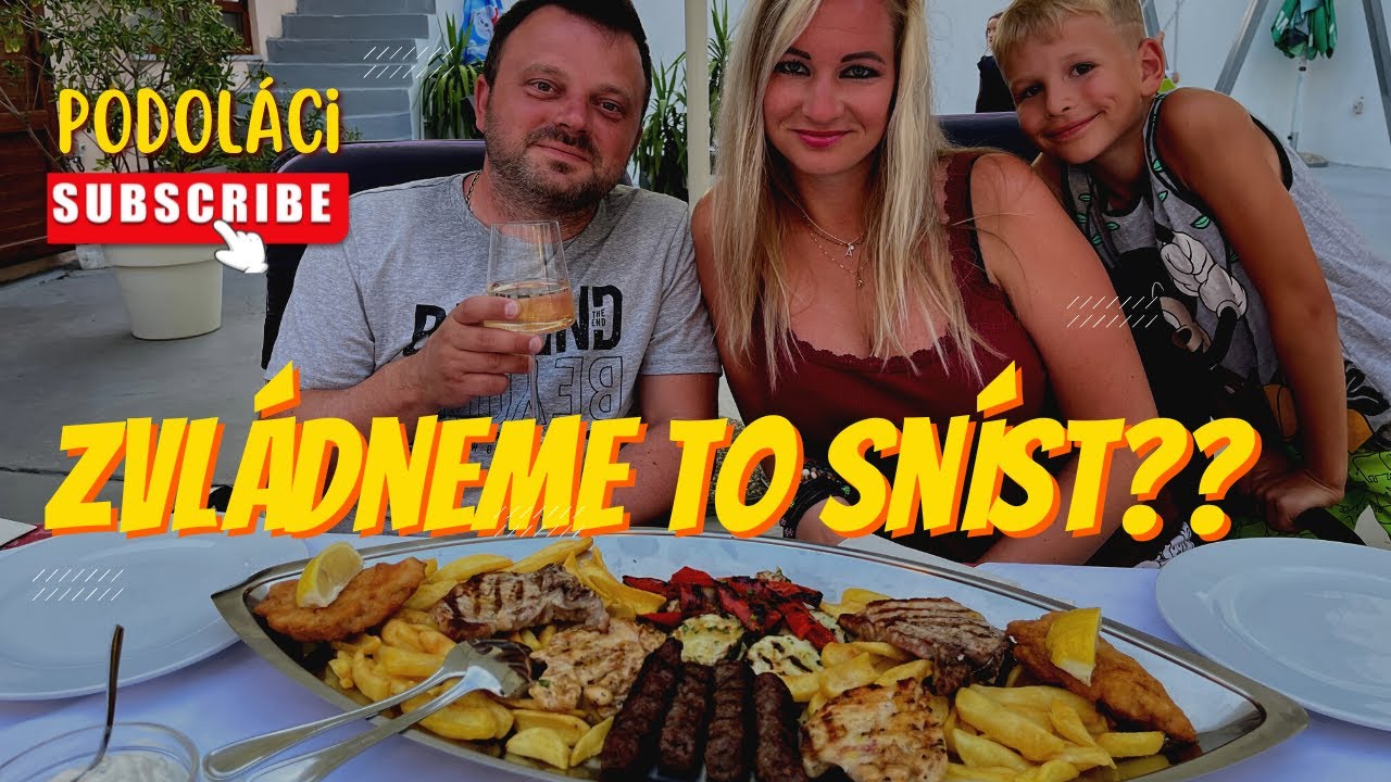 Chorvatsko 2023-Zvládneme to sníst??Blbneme v moři a večer v super restauraci-5.den
