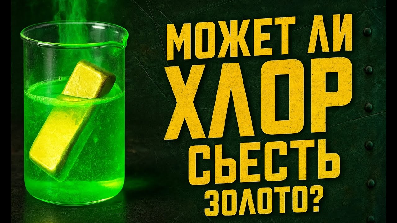 МОЖЕТ ЛИ ХЛОР СЪЕСТЬ ЗОЛОТО?