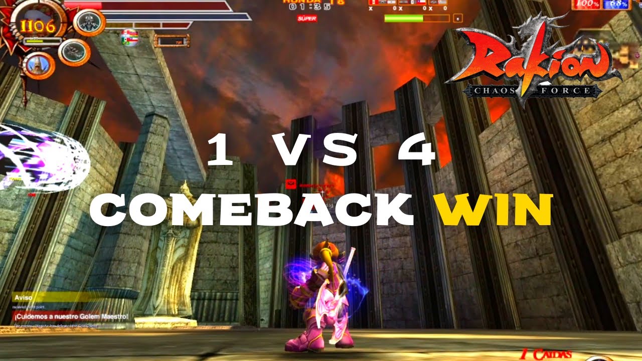 Rakion - 1 vs 4 Comeback in Golem War