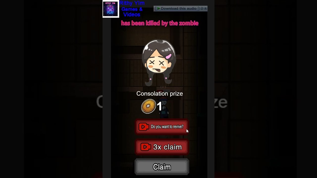 Keep Zombie Away Games ep2(Woww Zombie so strong)