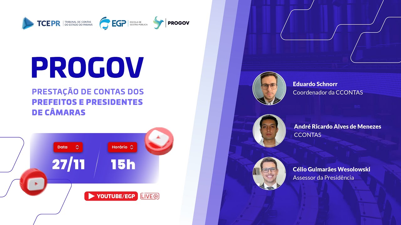 ProGov - Presta&ccedil;&atilde;o de Contas dos Prefeitos e Presidentes de C&acirc;maras