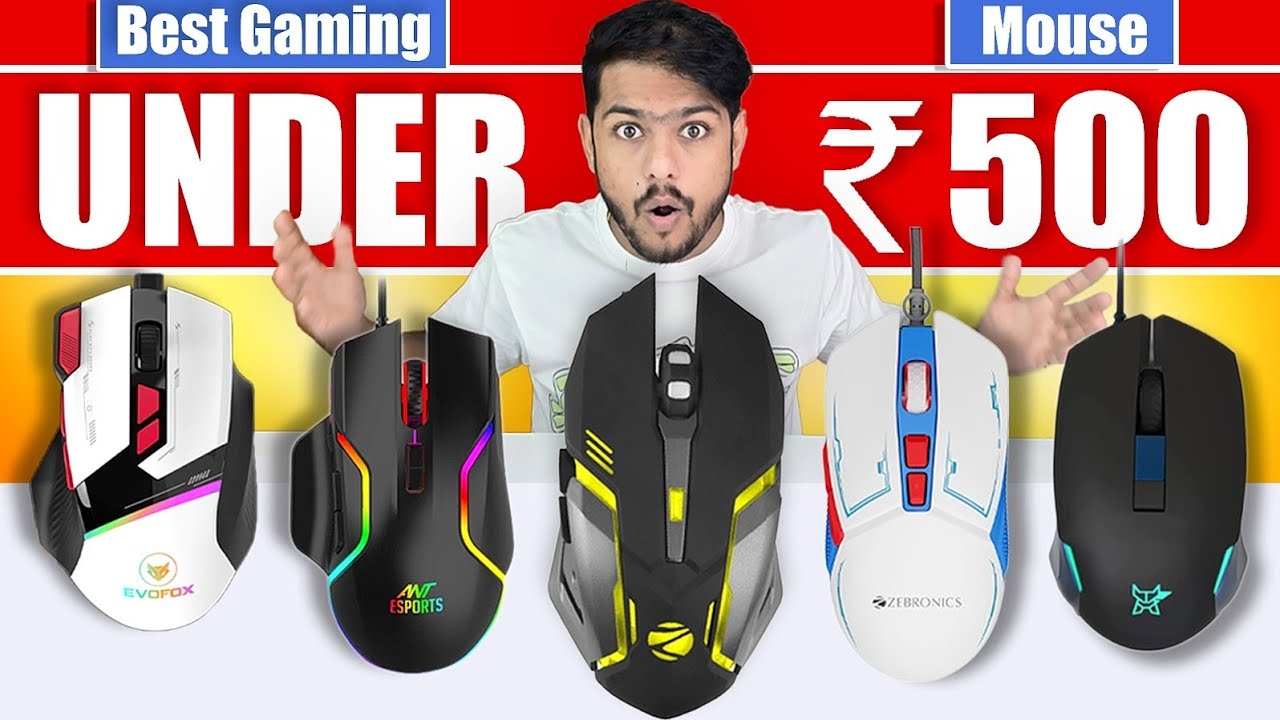 Top 5 Best Gaming Mouse Under 500 Rs! Best Gaming Mouse 2024