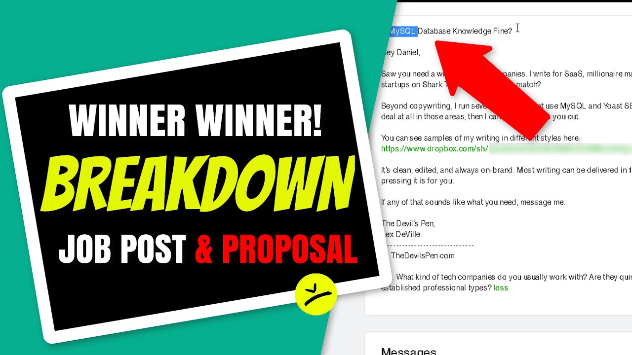 How to Write a Winning Upwork Proposal with a Job Post Breakdown!