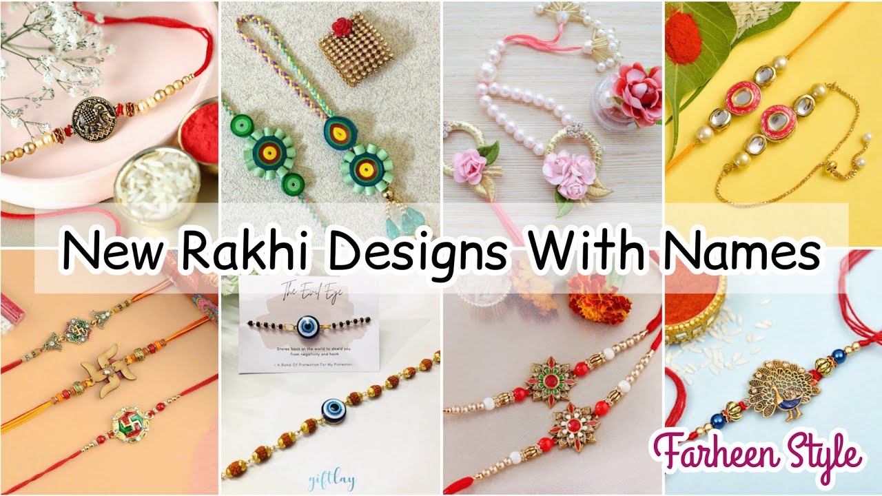 Types of Rakhi with names/new rakhi design 2026/latest rakhi design/rakshabandhan rakhi/rakhi making