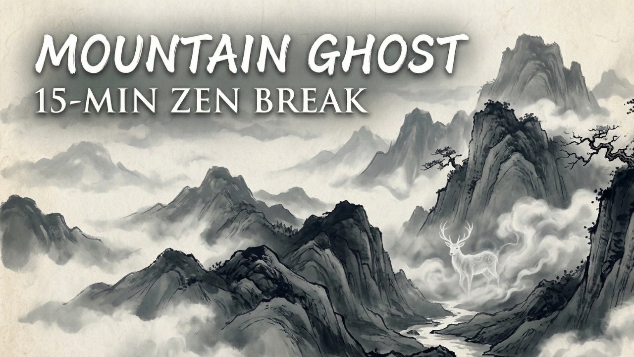 15-Min Zen Break 🌲 Mountain Ghost - Mystical Guqin Music