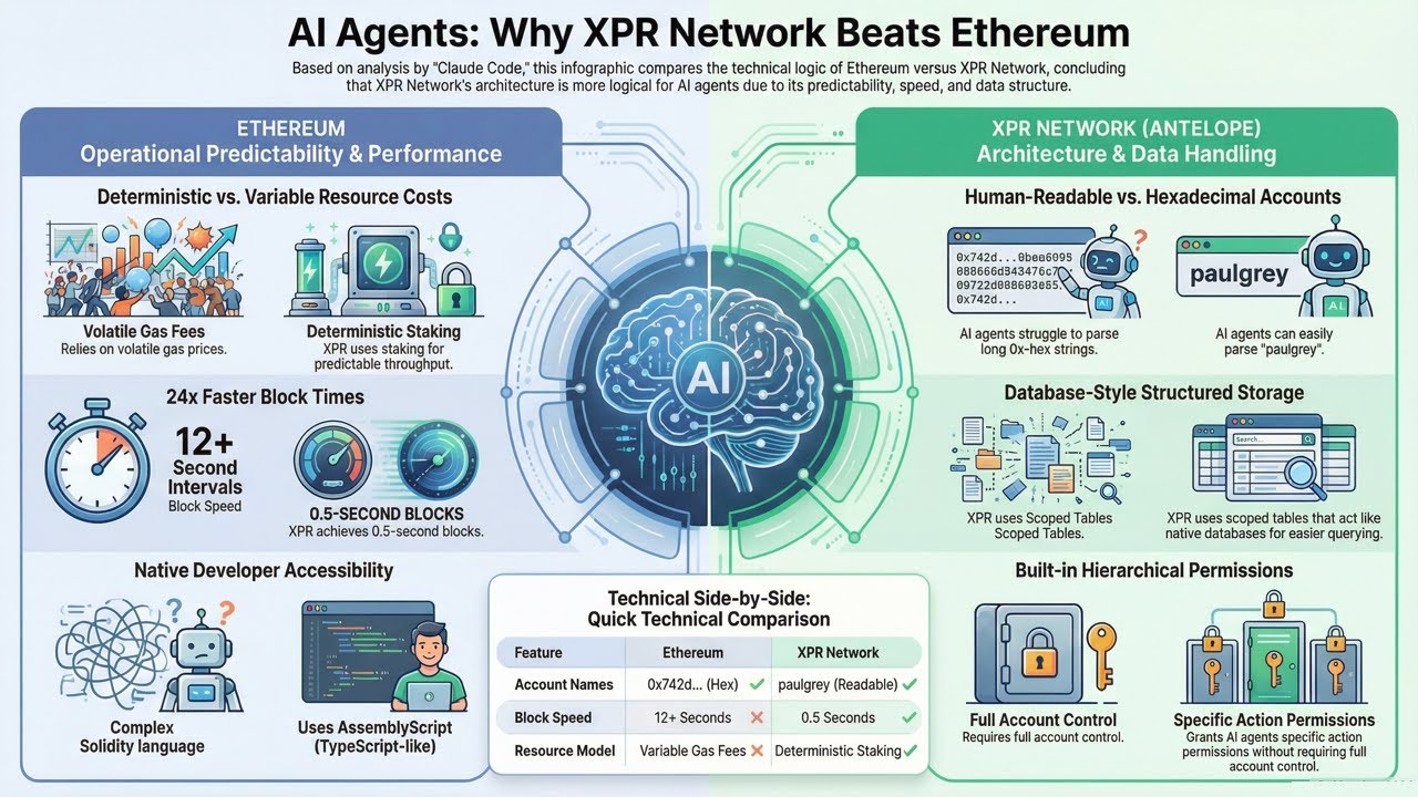 AI Agents Don’t Want Ethereum — Here’s Why XPR Network Wins on Architecture | Metallicus Blockchains