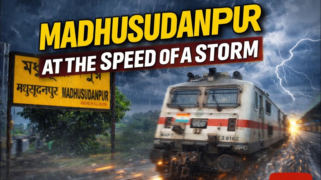 Vande Bharat+Saraighat+Poorva+Shantiniketan Express | ⚡️☄️Dangerous Crossing at Madhusudanpur⚡️☄️