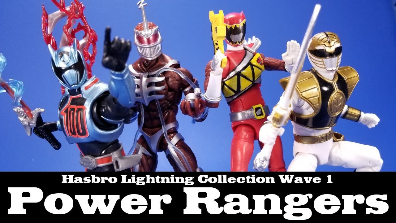 Обзор фигурки Hasbro Power Rangers Lightning Collection Wave 1: Зедд, Белый, Красный и Тень