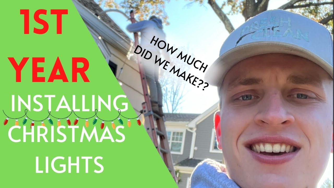 First Year Installing Christmas Lights - COMPLETE RECAP