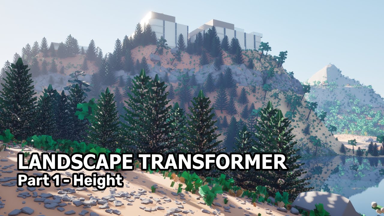 Landscape Transformers Part 1: Height Blending - Dungeon Architect (UE5 Tutorial)