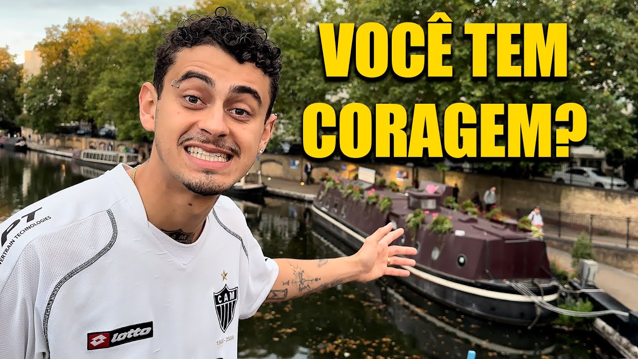 COMO É MORAR EM UM BARCO NO CENTRO DE LONDRES