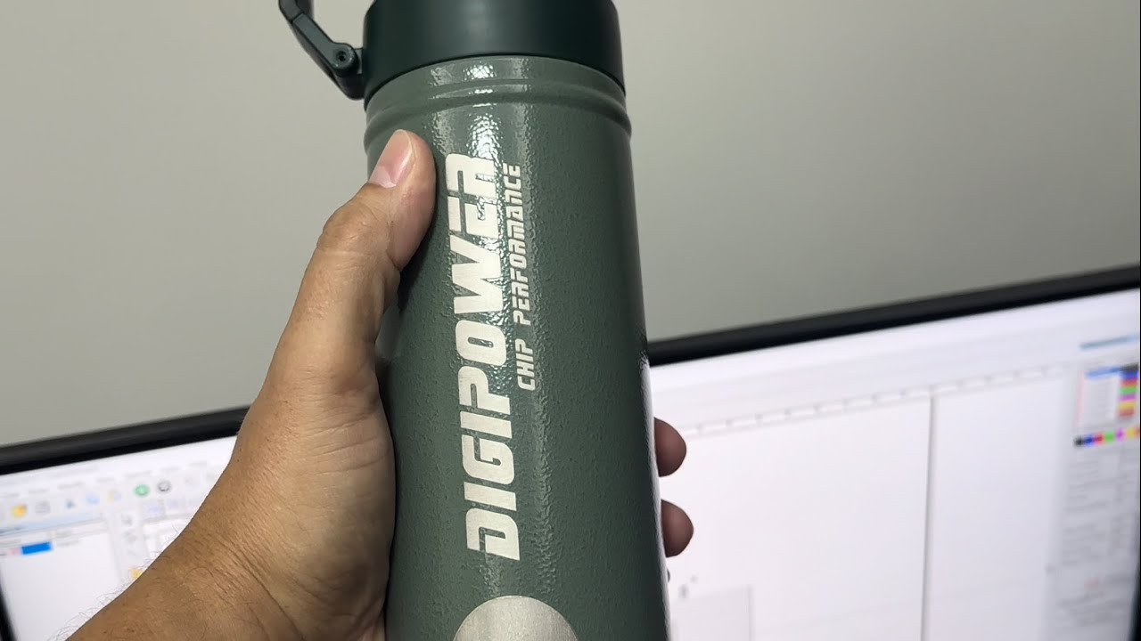 PARÂMETROS PARA GRAVAR COM FIBER LASER NA COR HAMMERTONE GREEN DA STANLEY