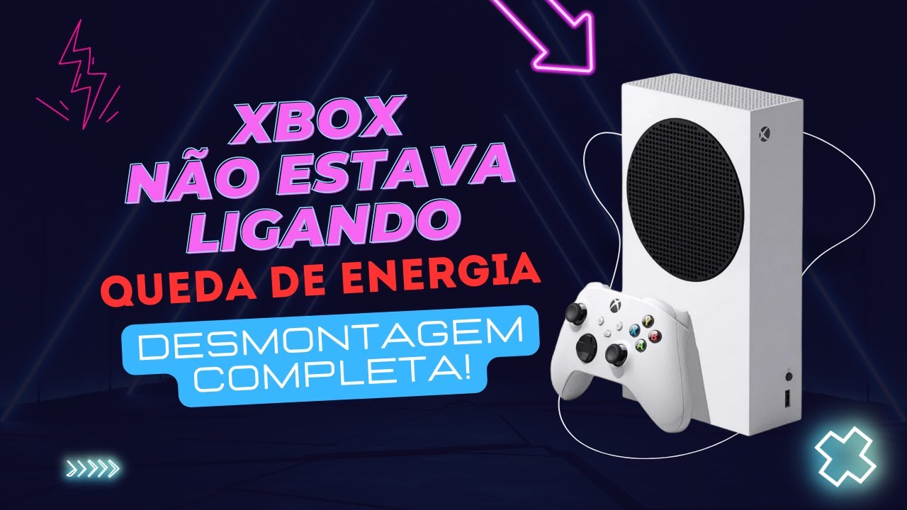 Console XBOX SERIES S não ligava após DESCARGA ELÉTRICA - (Testes, Desmontagem, Conserto e Dicas!)
