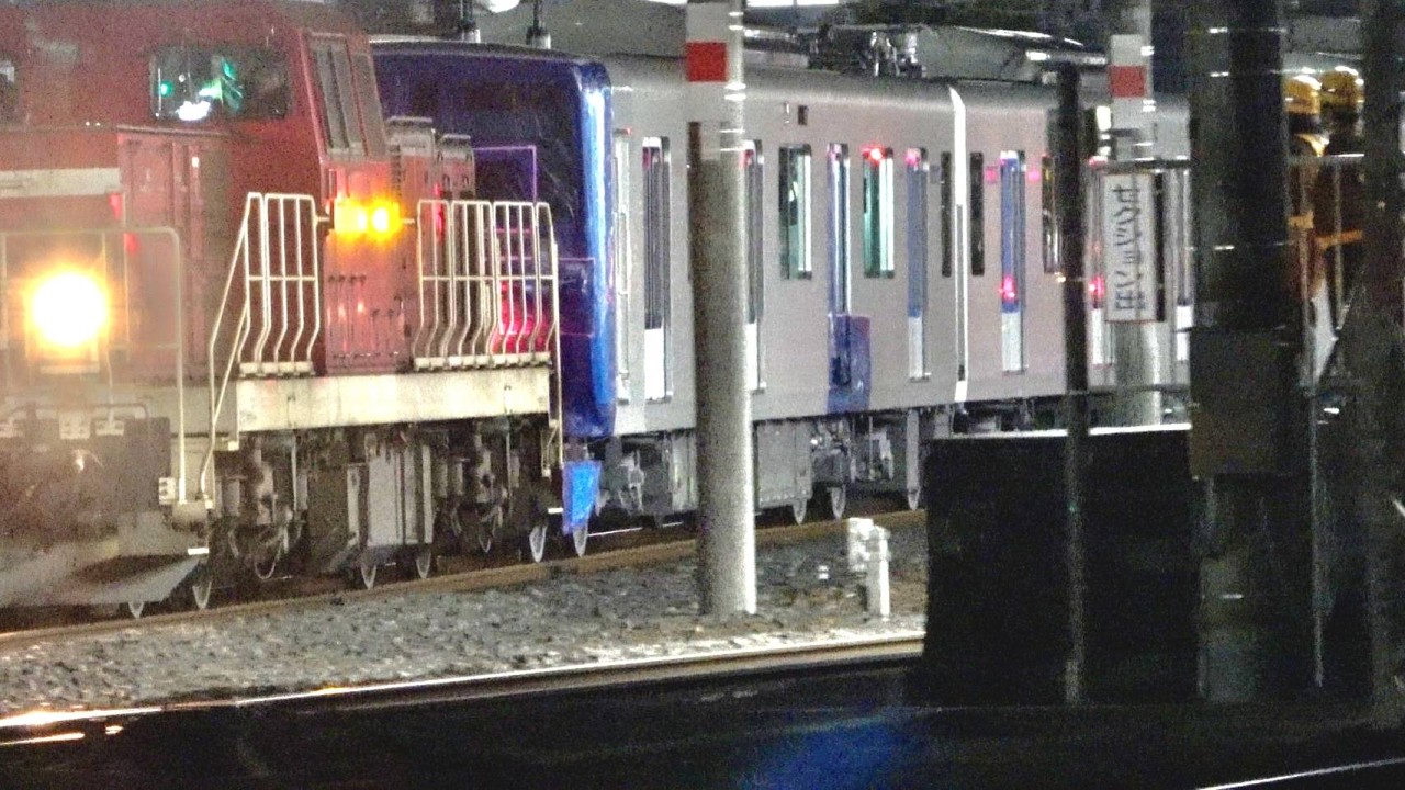 91002F 🔀JRから東武3月5日90000系【連絡線】栗橋駅2026年JRから東武東上線#甲種輸送#ミクリ偵察