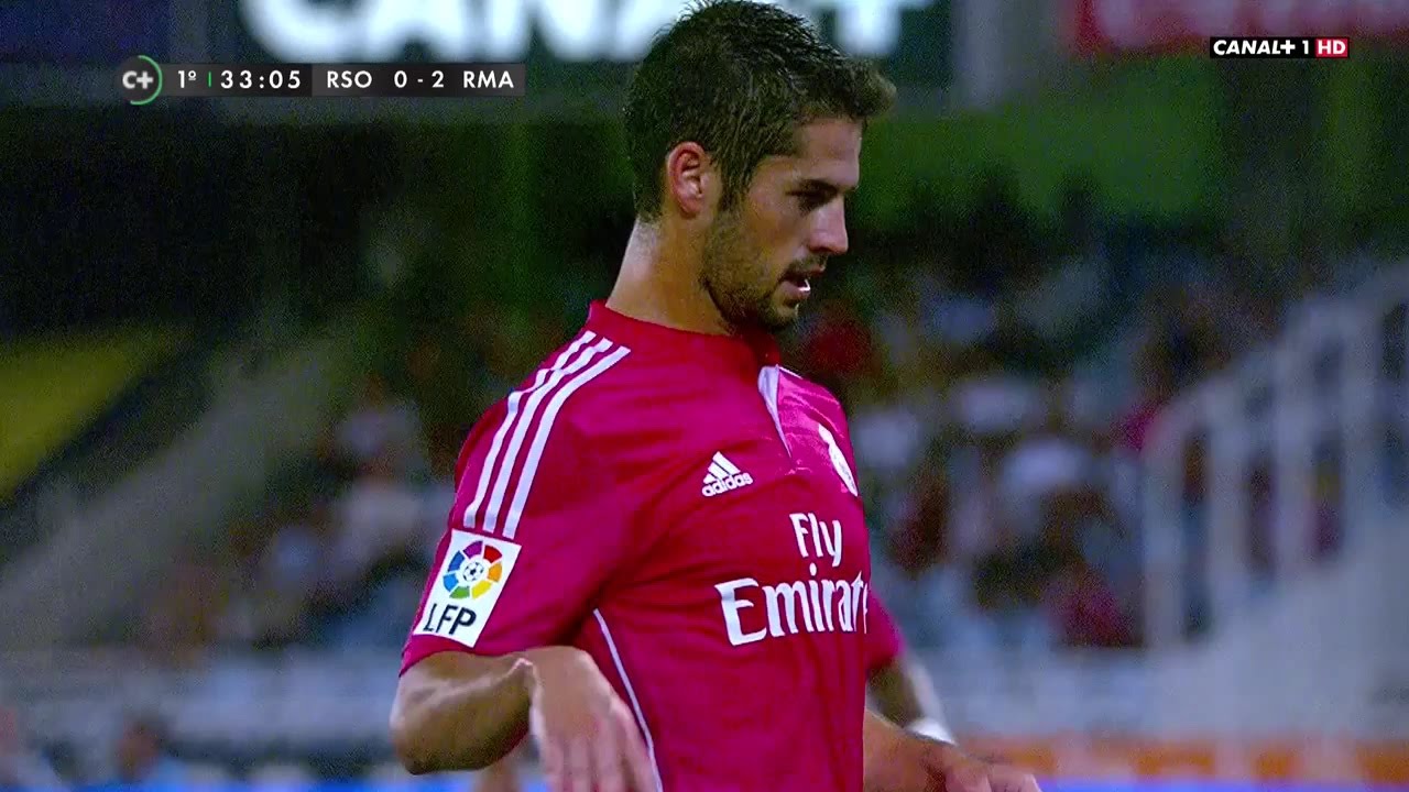 Isco vs Real Sociedad (Away) 14-15 HD 720p by madrid23iscohd