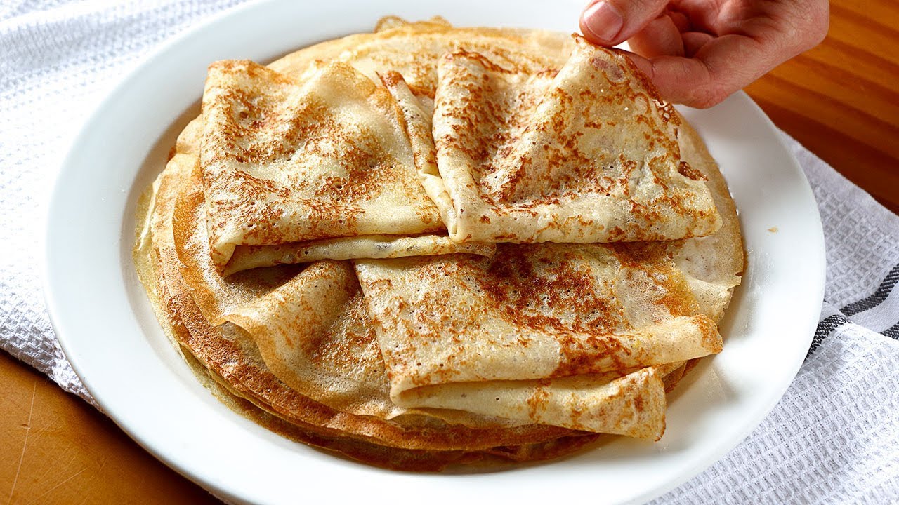 Para qué yo añado agua hirviendo a los crepes? CREPES ricos y fáciles -  Recetas con un toque