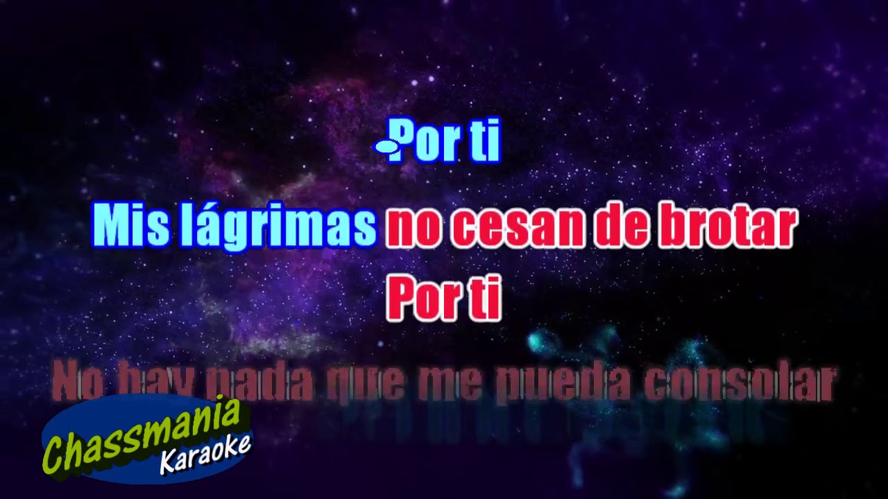 Luis Miguel Por Ti Karaoke