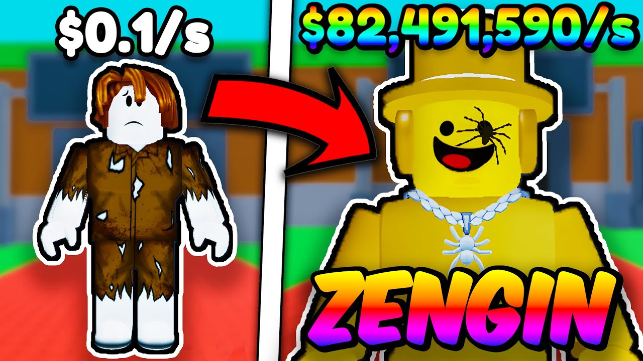 SIFIRDAN ZENGİN HESAP İLE OYUNU BİTİRMEK! SECRET ÇALDIM! 💰 - Roblox Steal A Brainrot