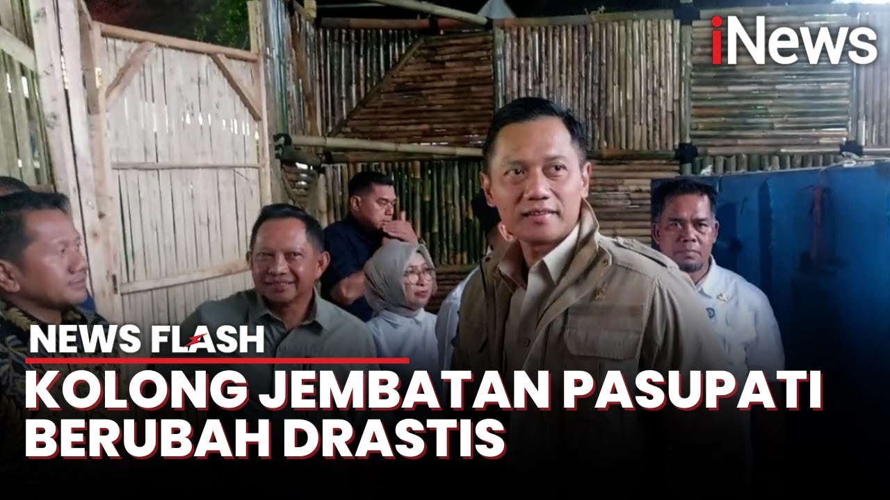 AHY Kagum Transformasi Kolong Jembatan Pasupati Jadi Ruang Terbuka | News Flash
