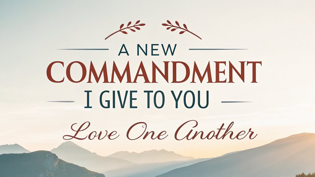 Song Worship: A new commandment I give to you  ─ Love one another ─  Composed by Rosablanca Suen