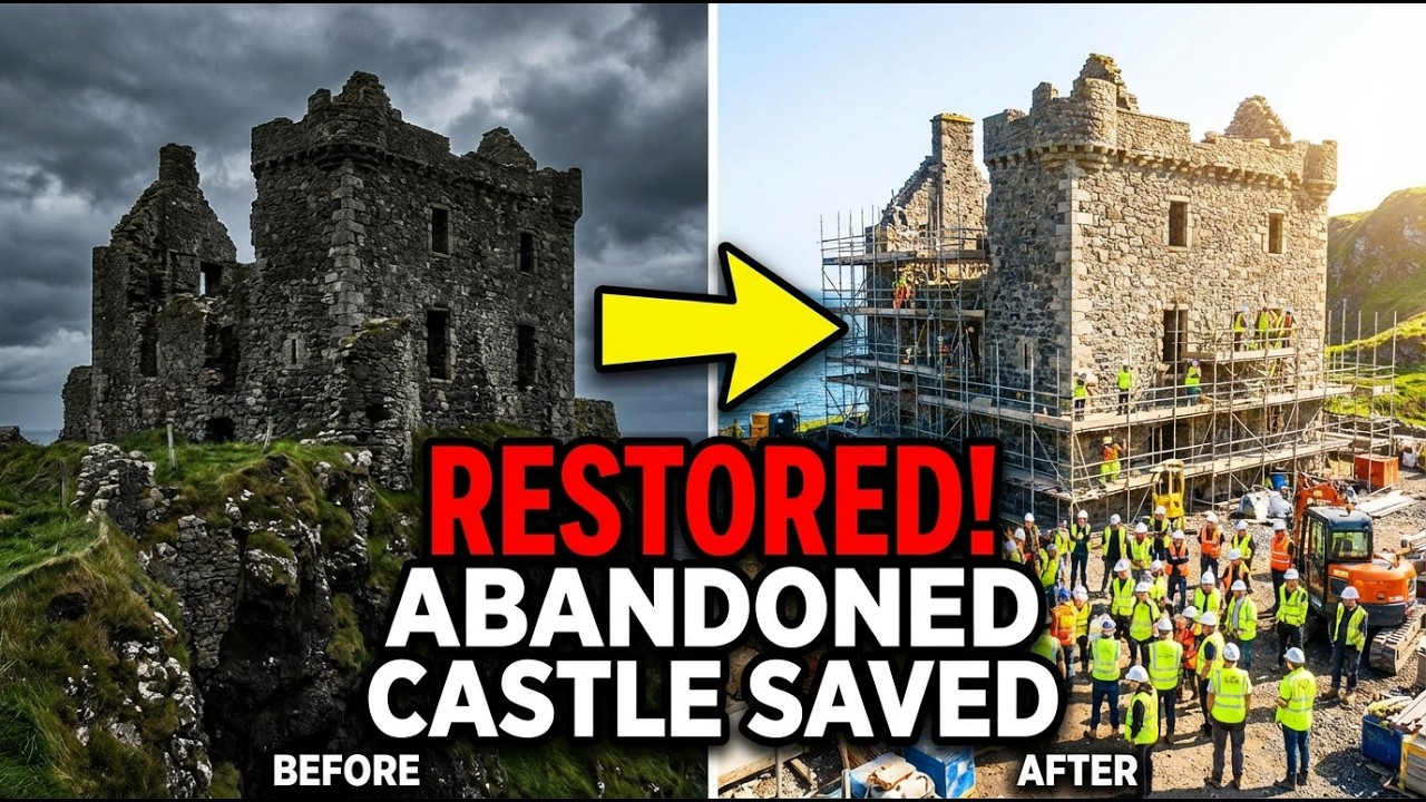 Unbelievable Transformation: Kinbane Castle Restoration | ASMR | Full Rebuild