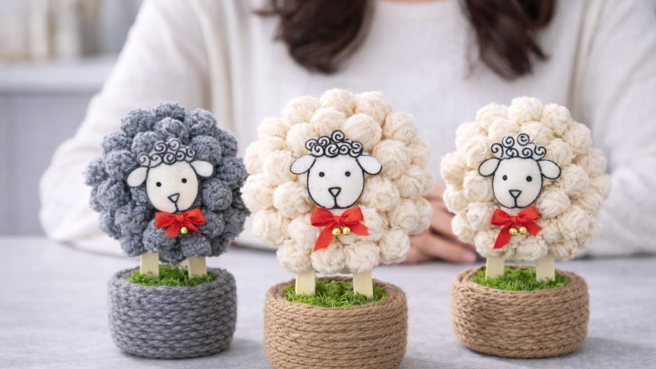 ♻️You Won’t Believe These Sheep Are Made from Recycled Materials|Christmas decorations 