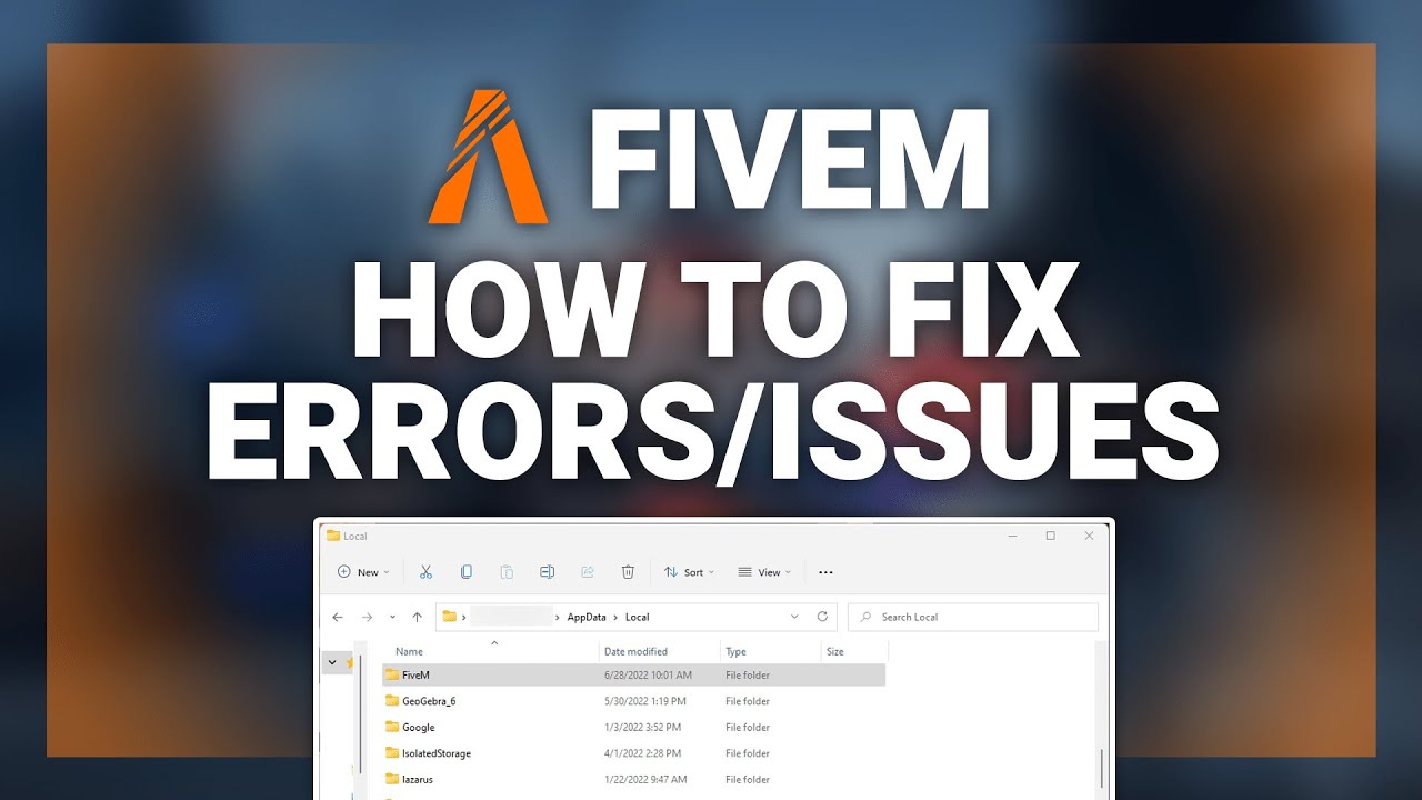 FiveM – Как исправить ошибки/проблемы FiveM! | Полное руководство 2025 года