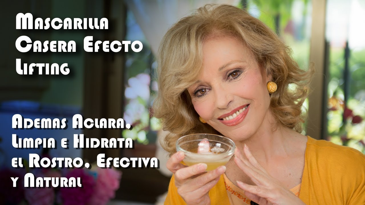 Mascarilla Casera Efecto Lifting que Aclara, Limpia e Hidrata el Rostro, Efectiva y Natural