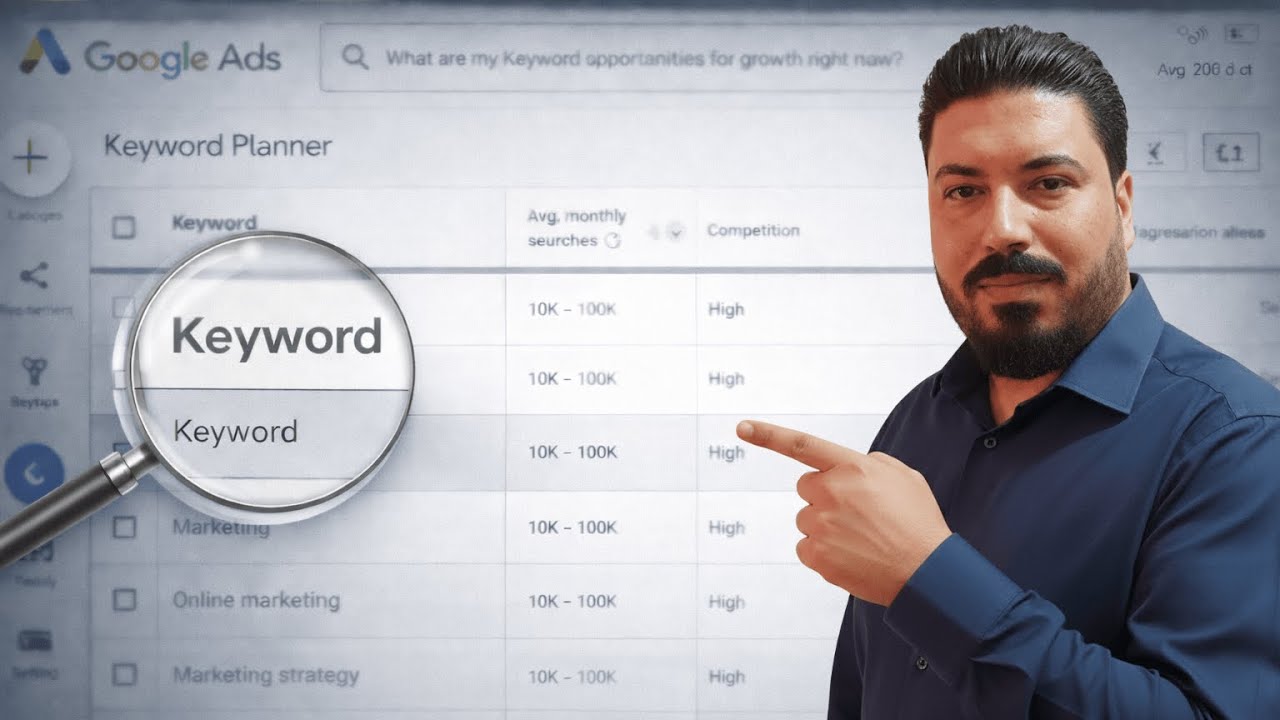 أفضل طريقة لاختيار الكلمات المفتاحية في Google Ads