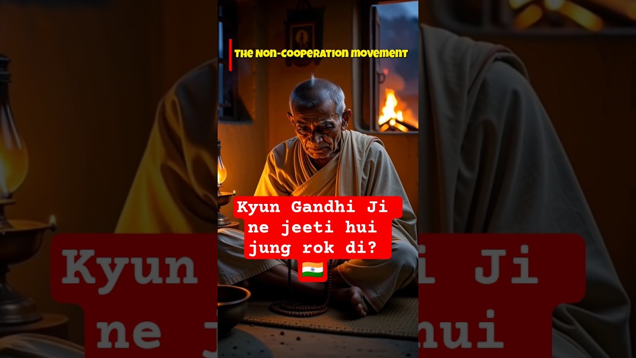 Kyun Gandhi Ji ne jeeti hui jung rok di? 🇮🇳