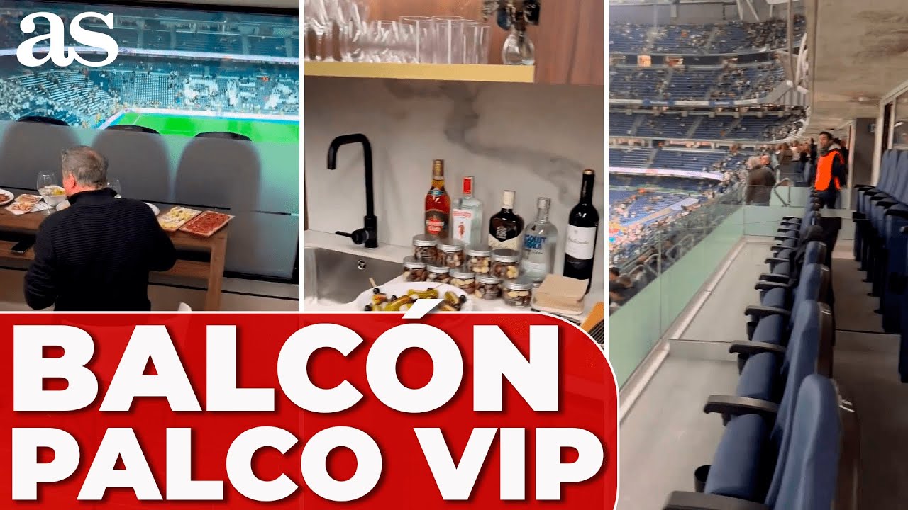 La INCRE&Iacute;BLE EXPERIENCIA de vivir un partido en el BERNAB&Eacute;U desde el PALCO VIP
