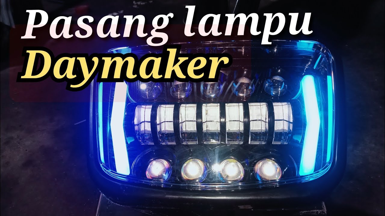 cara pasang lampu Day Maker LED RX king