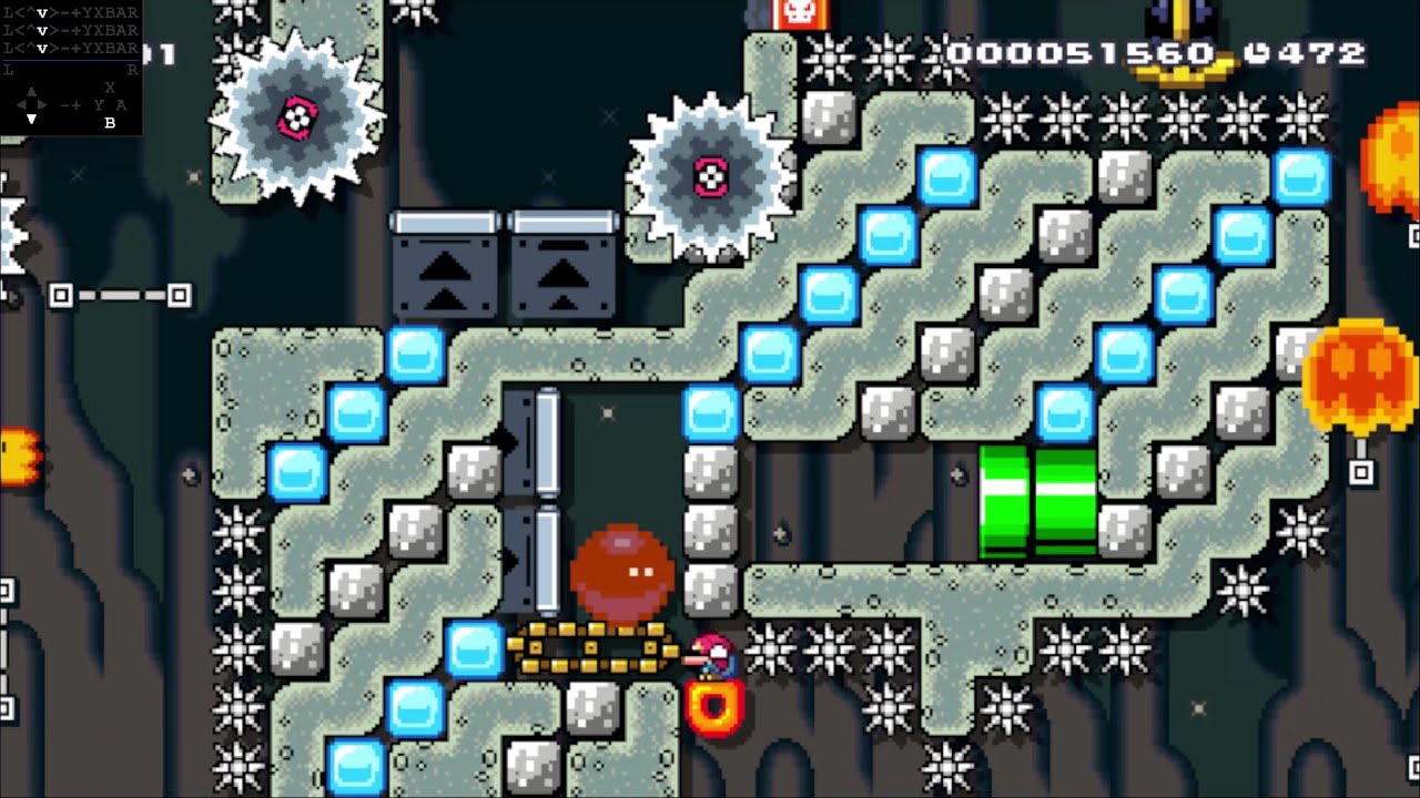 [TAS/SMM1] Salty Sagan's Brain POWer in 36.250 (IGT)