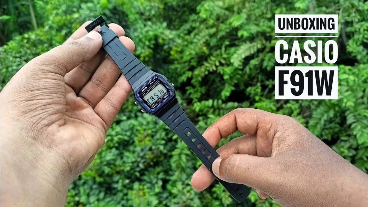 Unboxing the Legendary Casio F91W and Reviewing it's features