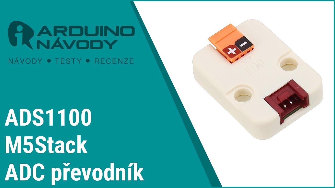 Arduino Návody | M5 Stack ADC ADS1100