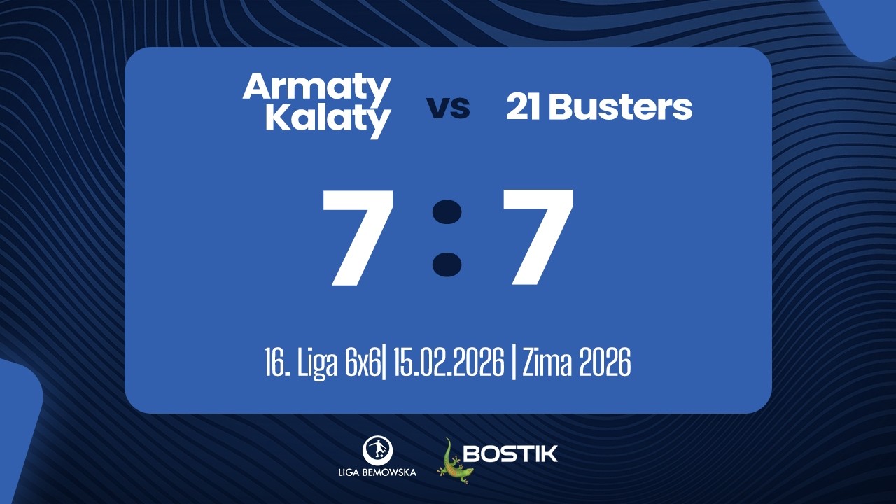 Armaty Kalaty 7:7 21 Busters | Kolejka 6 | Zima 2026
