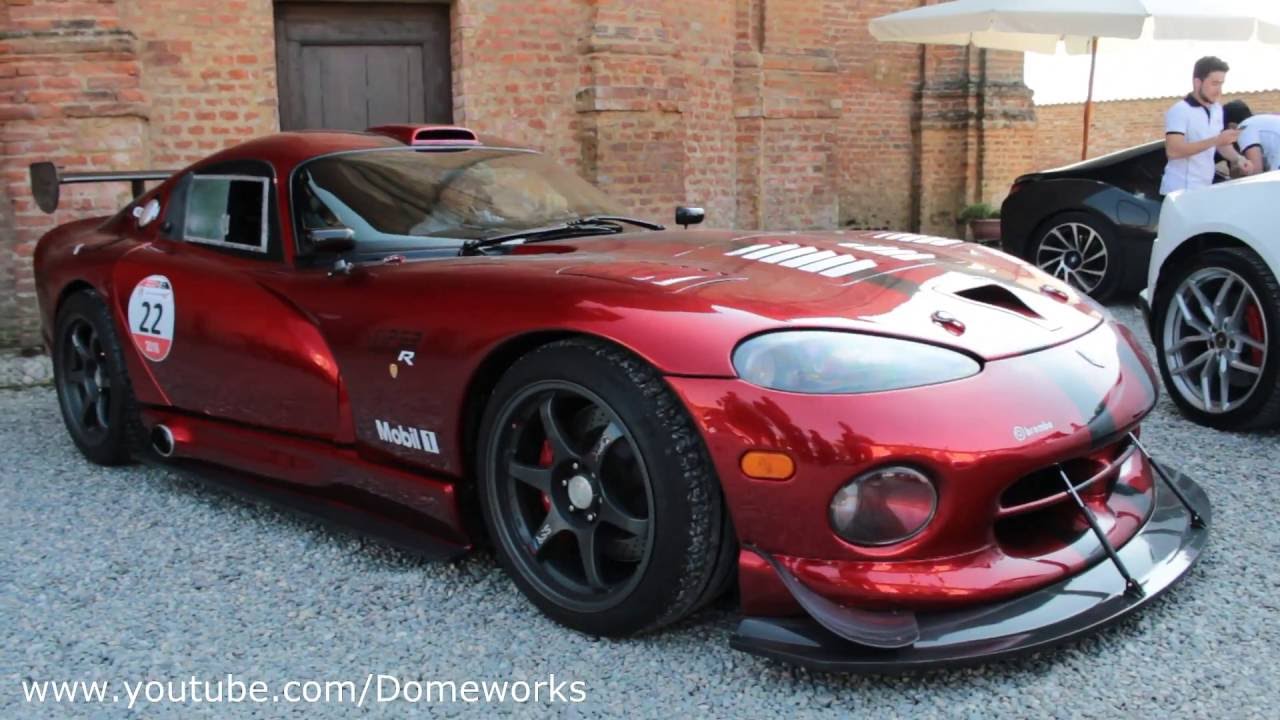 Stunning Viper GTS-R - Methanol Fuel Start Up and Devil Revs - Cars and Coffee 2016 Torino