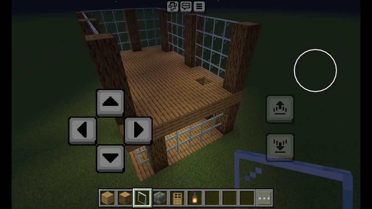 I'm Building a Large House in Minecraft