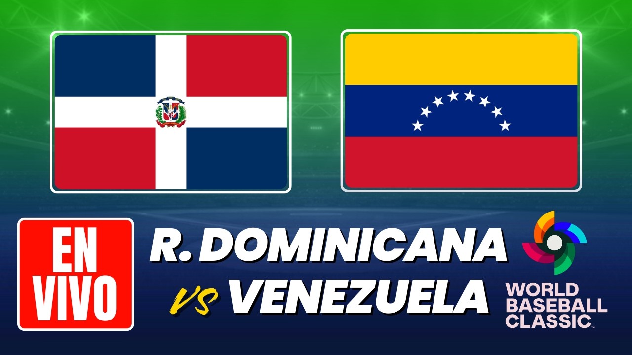 REPÚBLICA DOMINICANA VS VENEZUELA EN VIVO | CLÁSICO MUNDIAL DE BÉISBOL