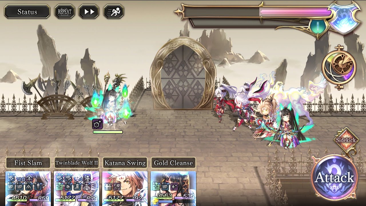 Another Eden: Tempered Manifest Challenge - Blaze Feathers vs 3 Wind (SA Sesta AS)