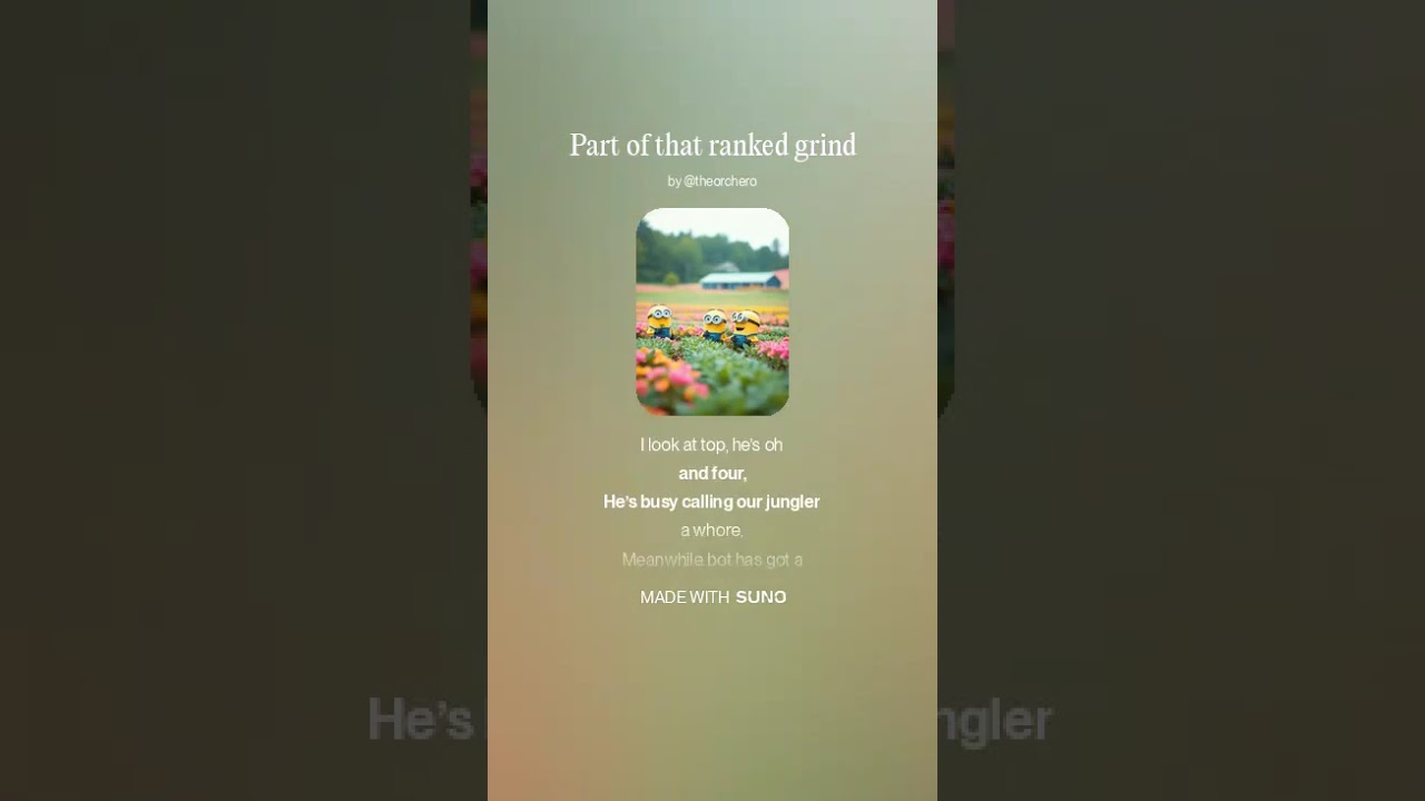 Part of that ranked grind (Original League of Legends Song!)