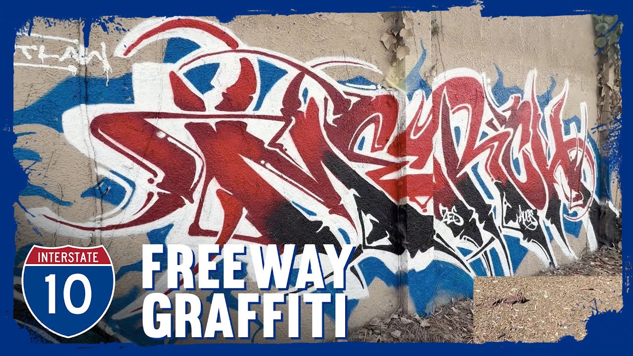 Los Angeles Graffiti - 10 FREEWAY WALLS - Summer Sizzler 2025 (Part 10)