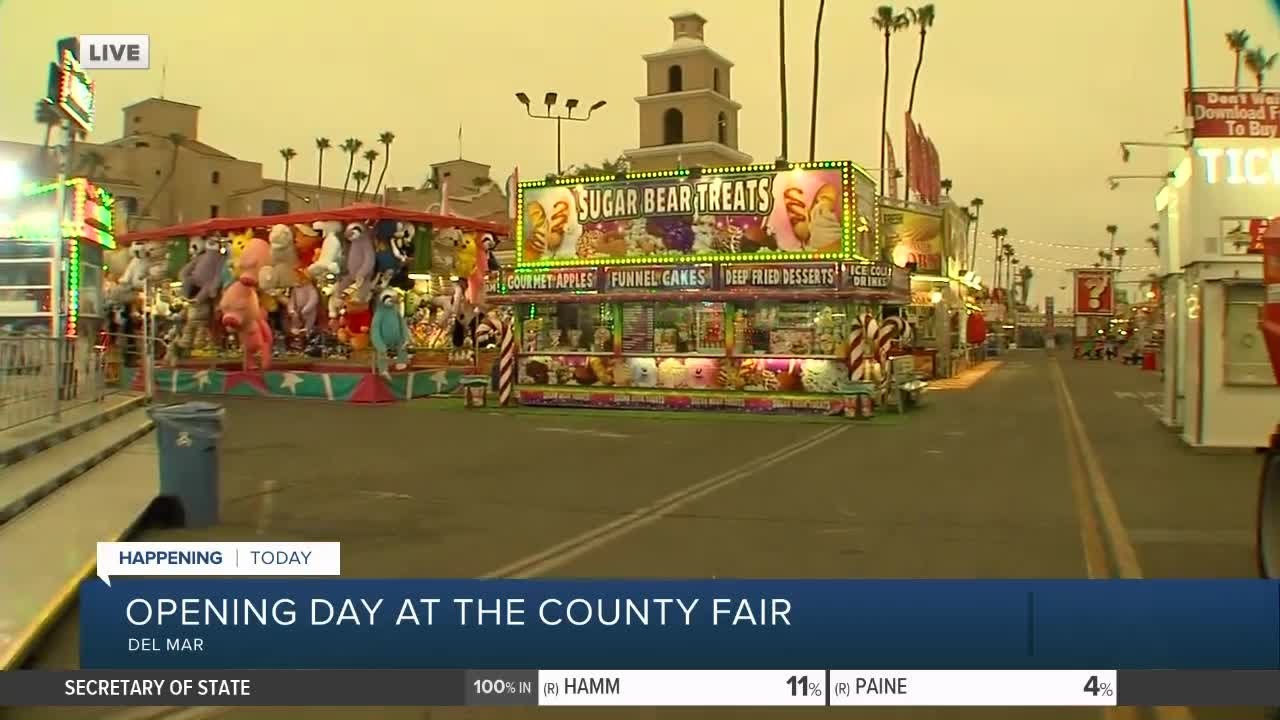 Preparing for opening day at the San Diego County Fair