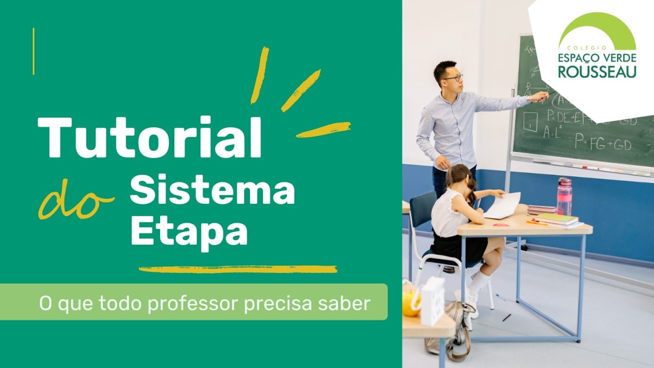 Tutorial do sistema etapa para professores 2026
