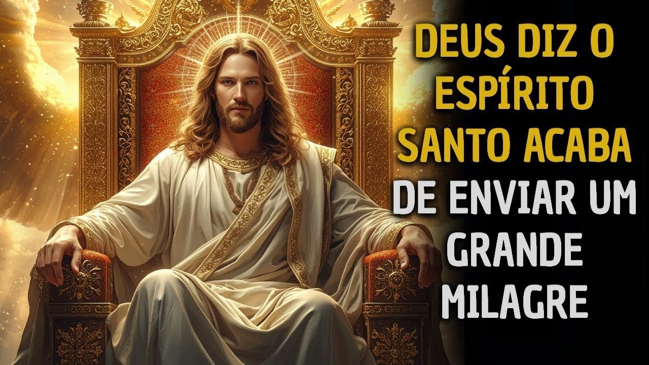 🔥DEUS DIZ  O ESPÍRITO SANTO ACABA DE ENVIAR UM GRANDE MILAGRE