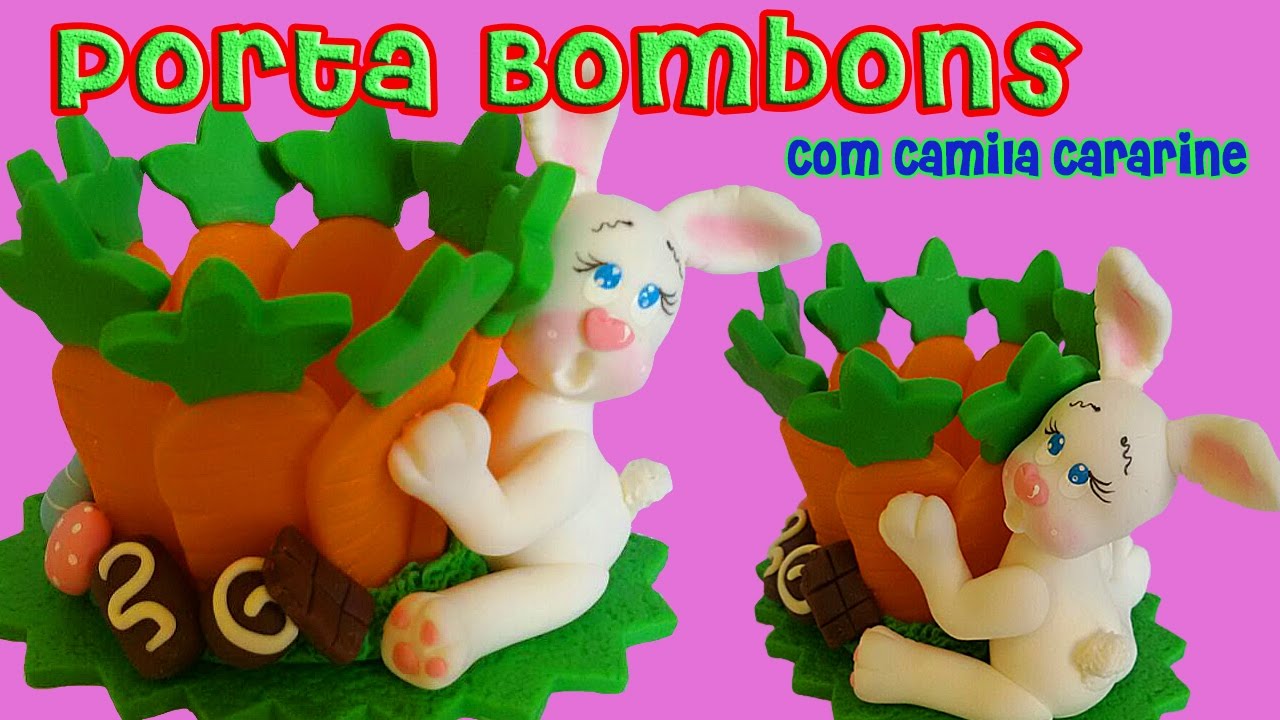 AULA DE BISCUIT, PORTA BOMBONS DE PÁSCOA