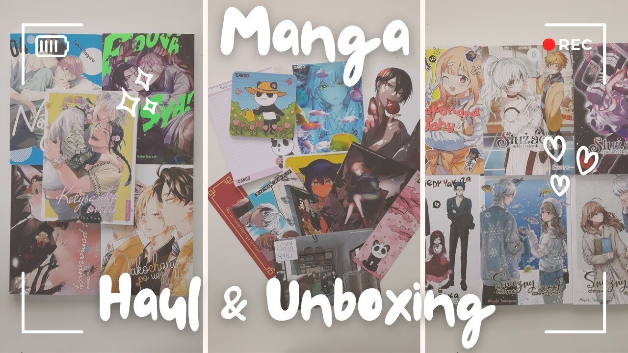 Manga haul & unboxing // + Senrio goods