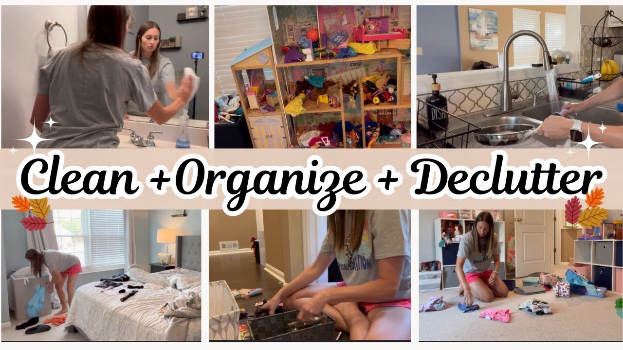 FALL CLEAN +ORGANIZE+ DECLUTTER | Clean with me | Organize and Declutter with me | Fall 2024