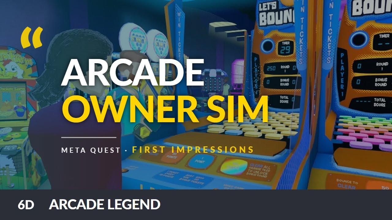 Arcade Legend | Meta Quest Gameplay & Impressions