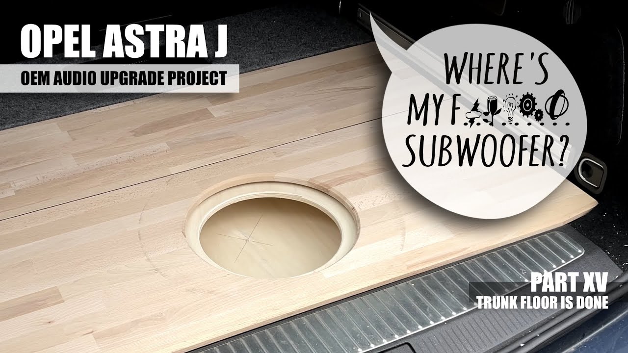 Carpet to the floor and alubutyl inside the subwoofer box
